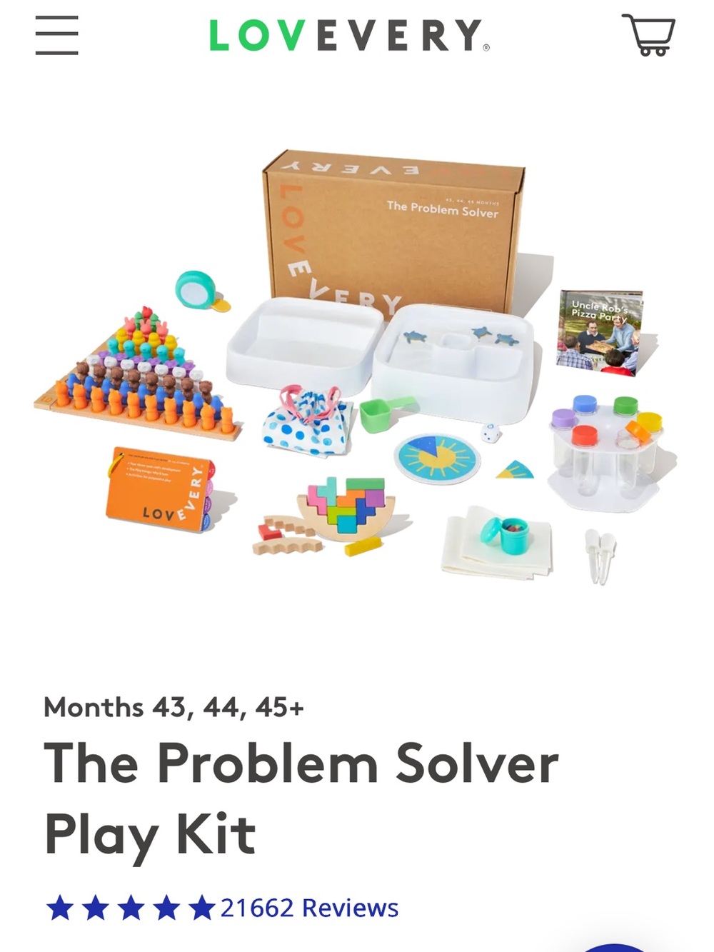 Complete Set - Lovevery Montessori Math Bars, Number Tiles & Nature Counters